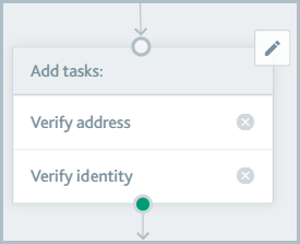 Application flow task element